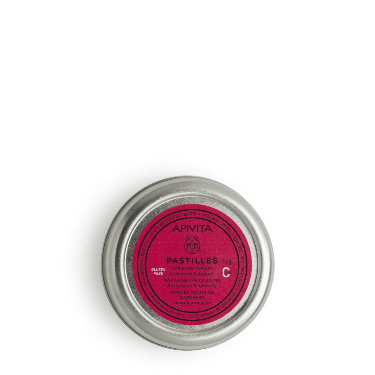 Apivita Pastillas Mora Propóleo 45g