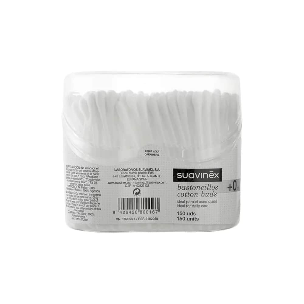 Suavinex Bastoncillos 150 Unidades +0 Meses